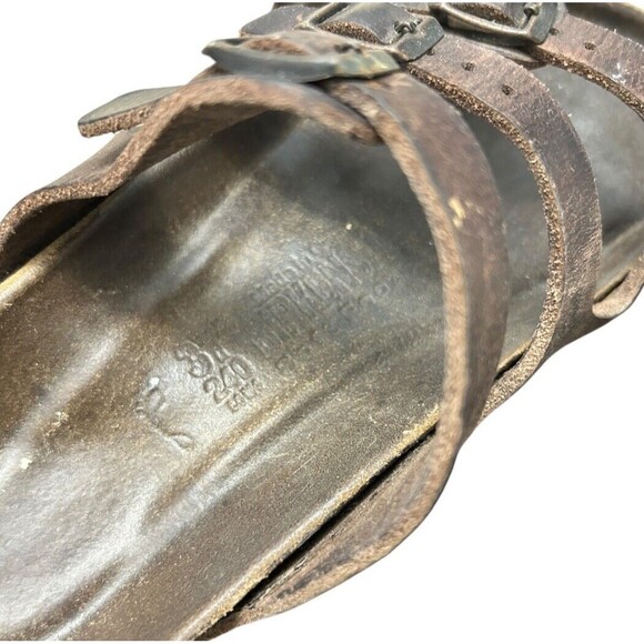 BIRKENSTOCK Florida Brown Habana Leather Size 37 - Picture 4 of 15